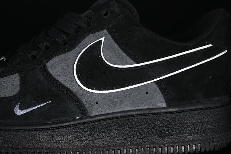 All Categories Nk Air Force 1 Air Force Series Nk Air Force 1 Low Air Force Low Nike Air Force 1'07 Low "Black Warrior" Full Suede Autumn and Winter Air Force One Low Casual Shoes ZH0316-134